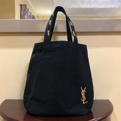 Saint Laurent YSL Tote Bag in Black 